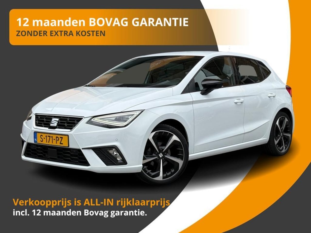 SEAT Ibiza - 1.0 TSI FR BUSINESS INTENSE CARPLAY/ACC-CRUISE/LED/VIRTUAL DASH/NL-AUTO - AutoWereld.nl