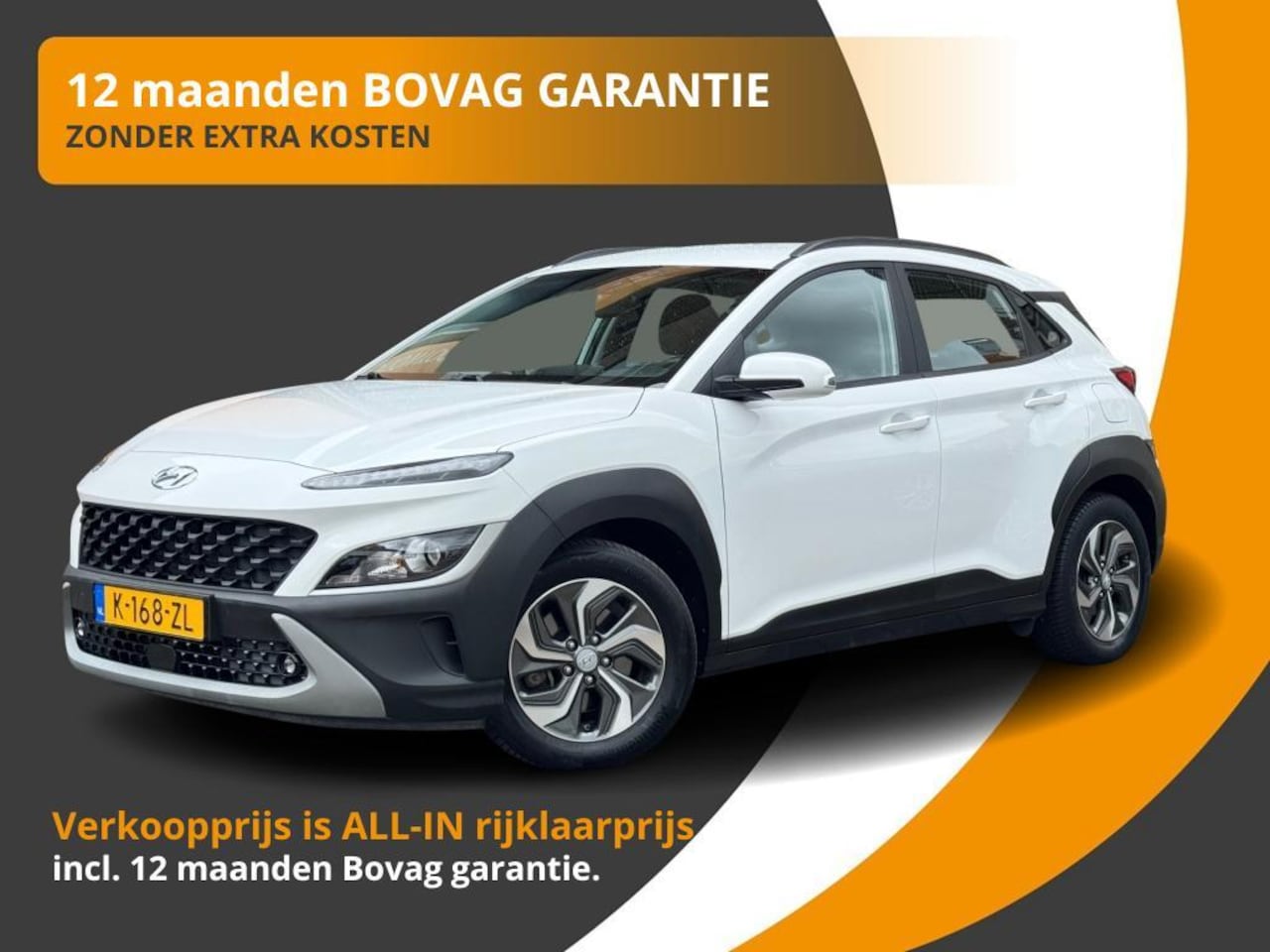 Hyundai Kona - 1.6 GDI HEV COMFORT AUTOMAAT CARPLAY/KRELL/CAMERA/NL-AUTO/1E EIG. - AutoWereld.nl