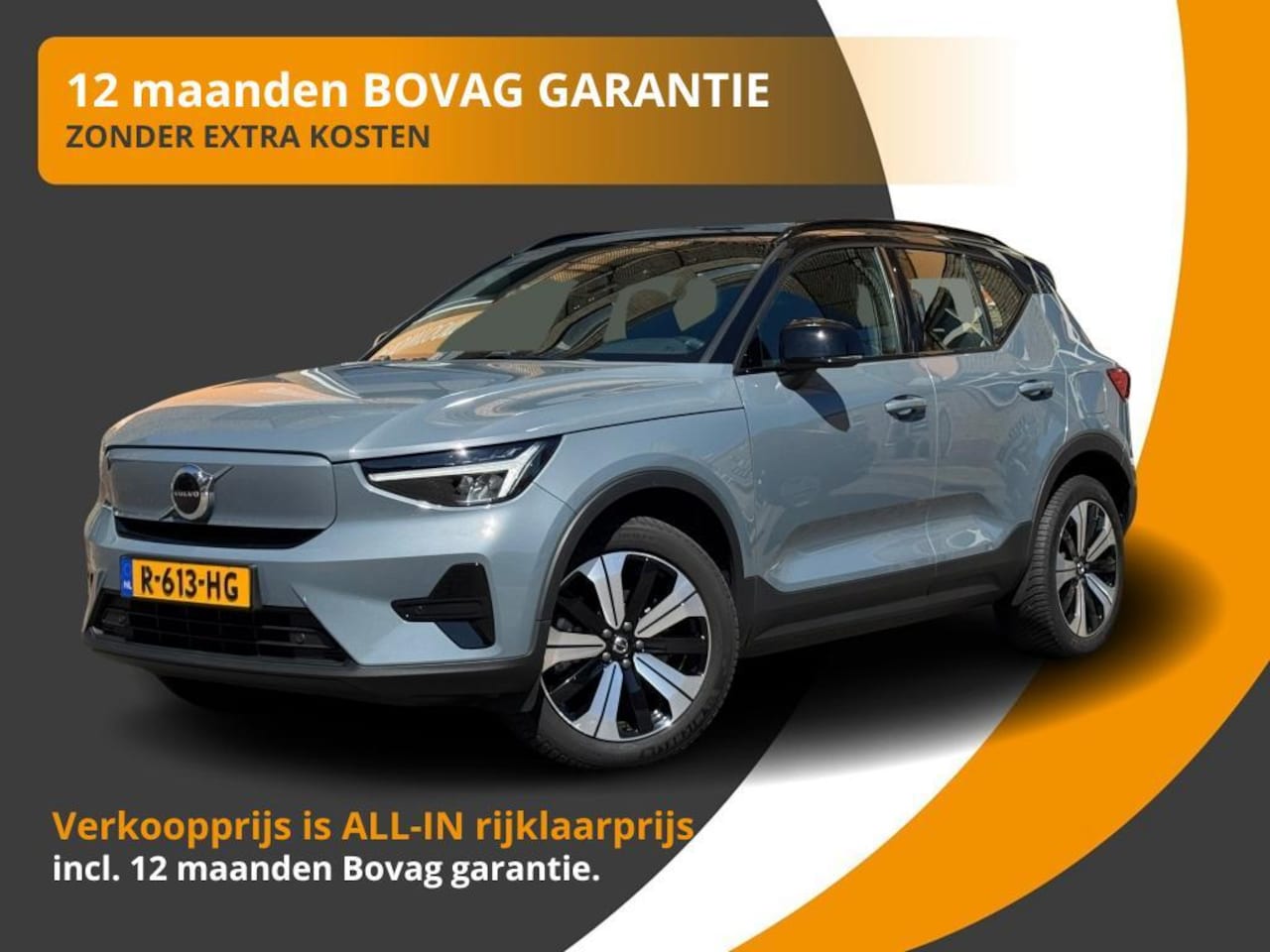 Volvo XC40 - RECHARGE PLUS 70 KWh 231pk WARMTEPOMP/NL-AUTO/1E EIG./SOH 94,7% - AutoWereld.nl