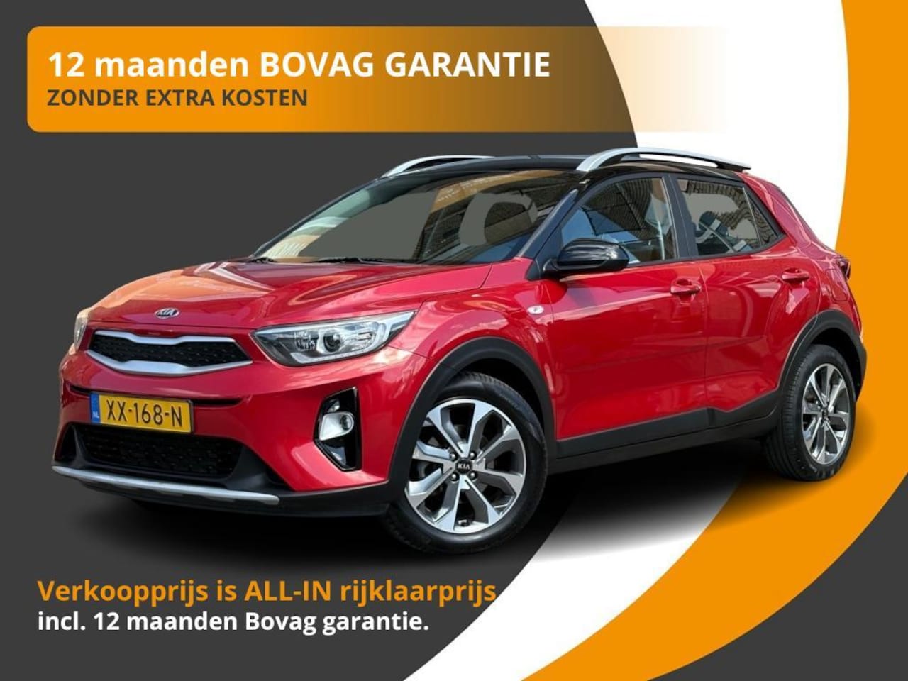 Kia Stonic - 1.0 T-GDI DYNAMICLINE NAVI/CARPLAY/2-TONE/LED/NL-AUTO/1E EIG. - AutoWereld.nl