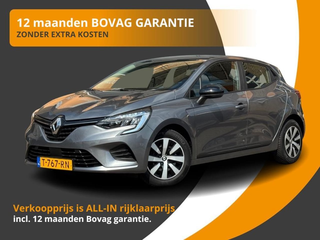 Renault Clio - 1.0 TCE 90 EQUILIBRE 5-DEURS NAVI/AIRCO/CRUISE/CARPLAY/NL-AUTO/1 EIG. - AutoWereld.nl
