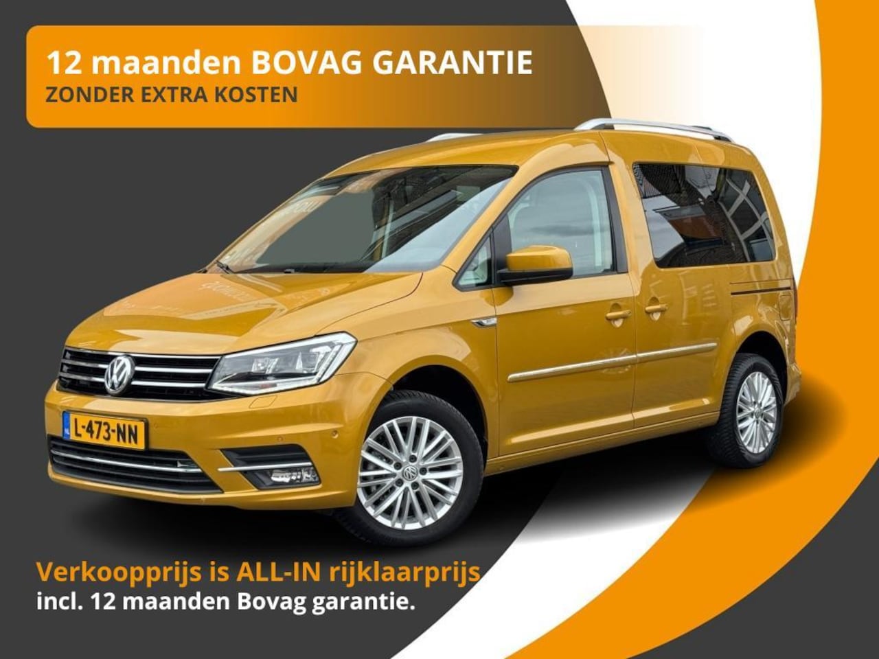 Volkswagen Caddy - 1.0 TSI HIGHLINE LEER/ALCANTARA/LED/CARPLAY/CAMERA/ACC CRUISE/UNIEK! - AutoWereld.nl