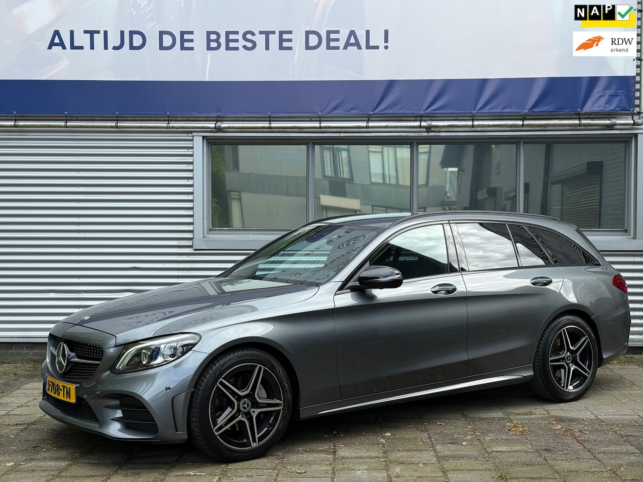 Mercedes-Benz C-klasse Estate - 180 Business Solution AMG l Facelift l Camera l Navi l Multibeam l VDOH l - AutoWereld.nl