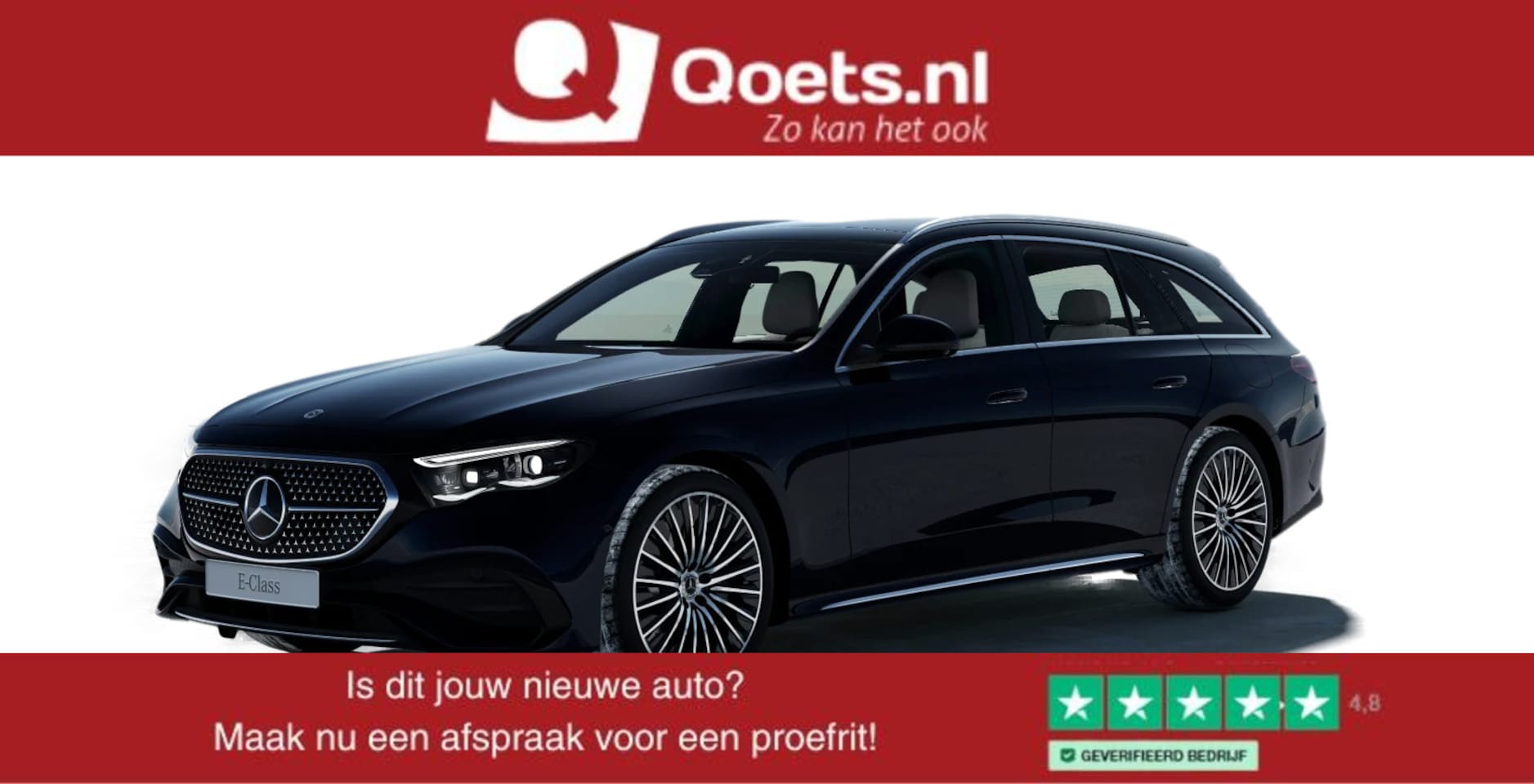 Mercedes-Benz E-klasse Estate - 300 e AMG Line Trekhaak - Panoramadak - Cruisecontrol met Afstandsregeling - Comfortstoele - AutoWereld.nl