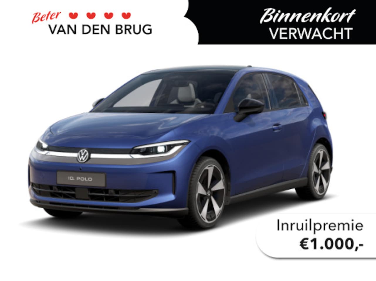 Volkswagen ID.Polo - Style First Edition 52 kWh accu, 211 PK / 155kW | €1000 inruilpremie | 'Martorell', 19 inc - AutoWereld.nl