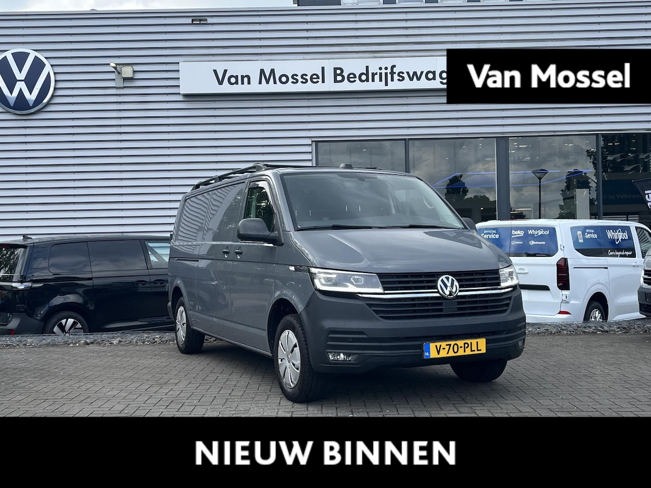 Volkswagen Transporter - 2.0 TDI L2H1 150PK | Automaat | Airco | Trekhaak | Multifunctioneel Stuurwiel | Adaptive C - AutoWereld.nl