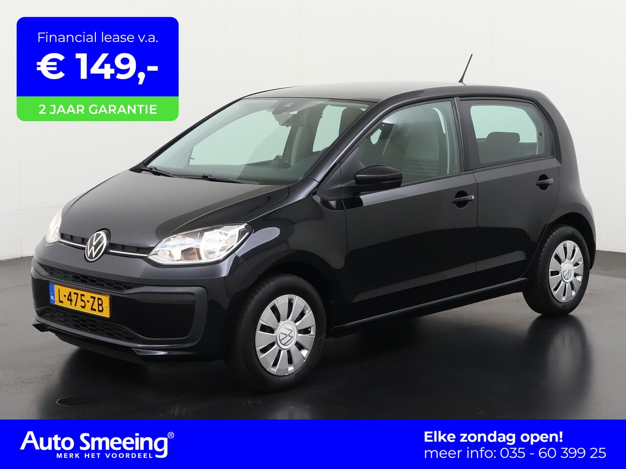 Volkswagen Up! - 1.0 | Airco | 12 mnd Garantie | Zondag Open! - AutoWereld.nl