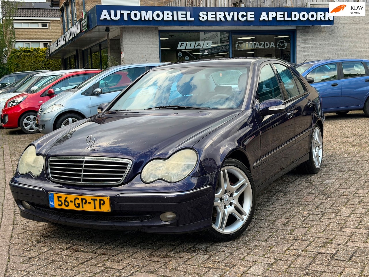 Mercedes-Benz C-klasse - 200 K. Elegance*AIRCO*STUURBEKR*TREKHAAK*APK 4-2027*RIJD GOED - AutoWereld.nl