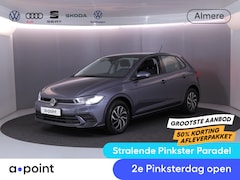 Volkswagen Polo - 1.0 TSI Life 95 PK | Navigatie via app | LM velgen | Parkeersensoren voor en achter |