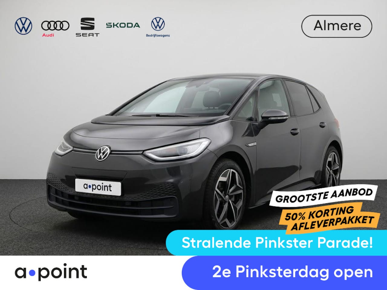Volkswagen ID.3 - First Plus 58 kWh 204 PK | Navigatie | Trekhaak | 19" Lm velgen | Parkeercamera | - AutoWereld.nl