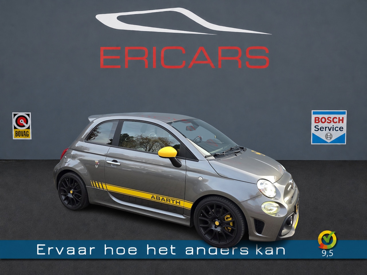 Fiat 500 Abarth - 1.4 T-Jet 595 Pista NAVI 2 SETS VELGEN TEL - AutoWereld.nl