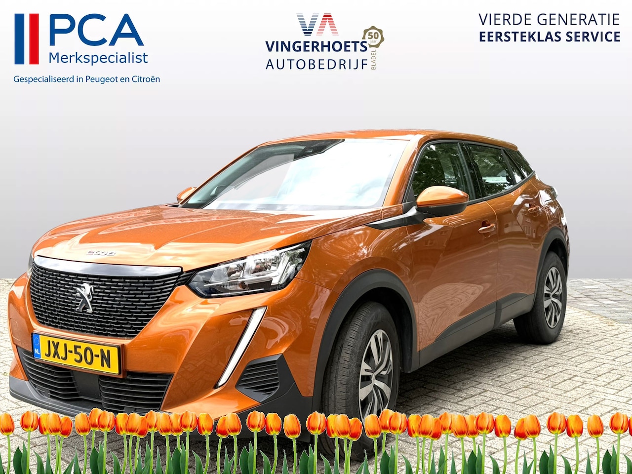 Peugeot 2008 - 100 Pk. Benzine Active Kenteken JXJ-50-N. * Airco * Cruise Control * Stoelverwarming * Nav - AutoWereld.nl