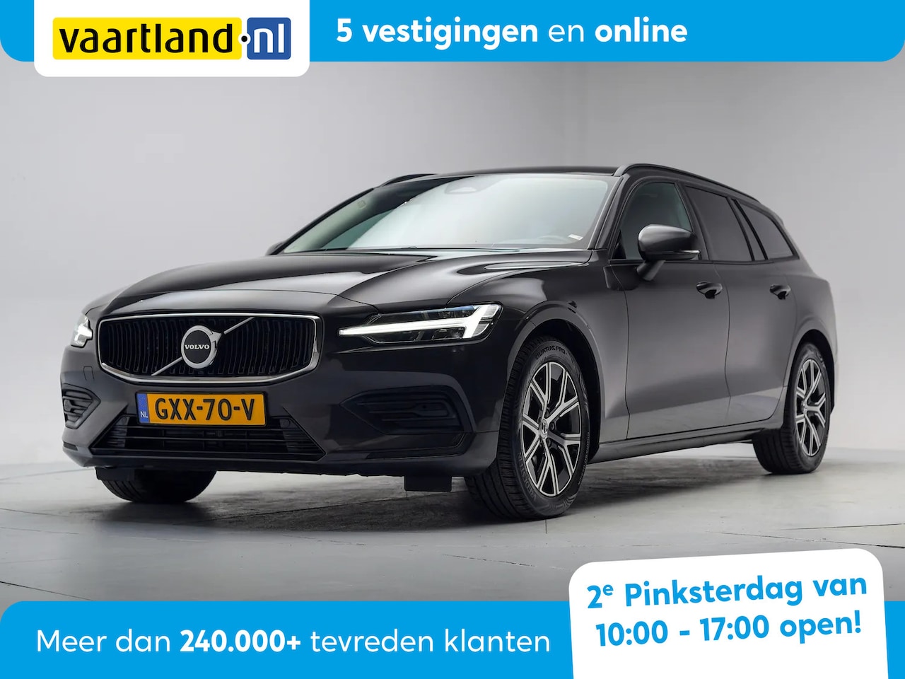 Volvo V60 - 2.0 B4 197pk Essential Edition Aut. [ LED Camera Stoel-en stuurverwarming ] - AutoWereld.nl