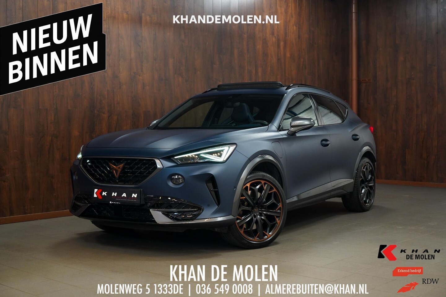 CUPRA Formentor - 1.4 TSI e-Hybrid VZ Performance Carbon.Kuip|Pano|BTW|Leder|Elektr.Achterklep|Achteruitrijc - AutoWereld.nl
