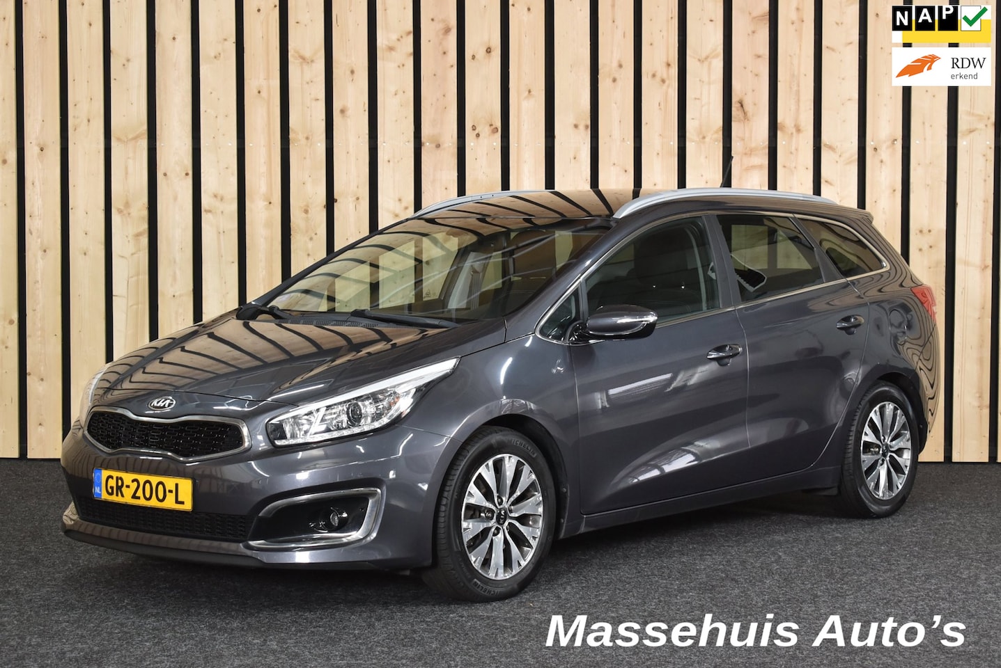 Kia Cee'd Sportswagon - 1.6 GDI DynamicLine Trekhaak 158dkm 1e eig. Camera Navi Cruise Clima LED PDC Nwe APK - AutoWereld.nl