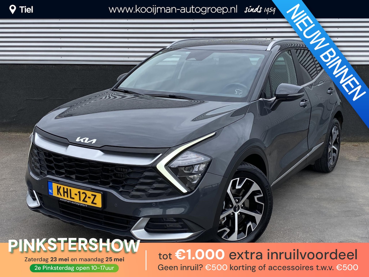 Kia Sportage - 1.6 T-GDi Hybrid DynamicLine Parkeersensoren, navigatie Appel CarPlay/Android Auto, achter - AutoWereld.nl