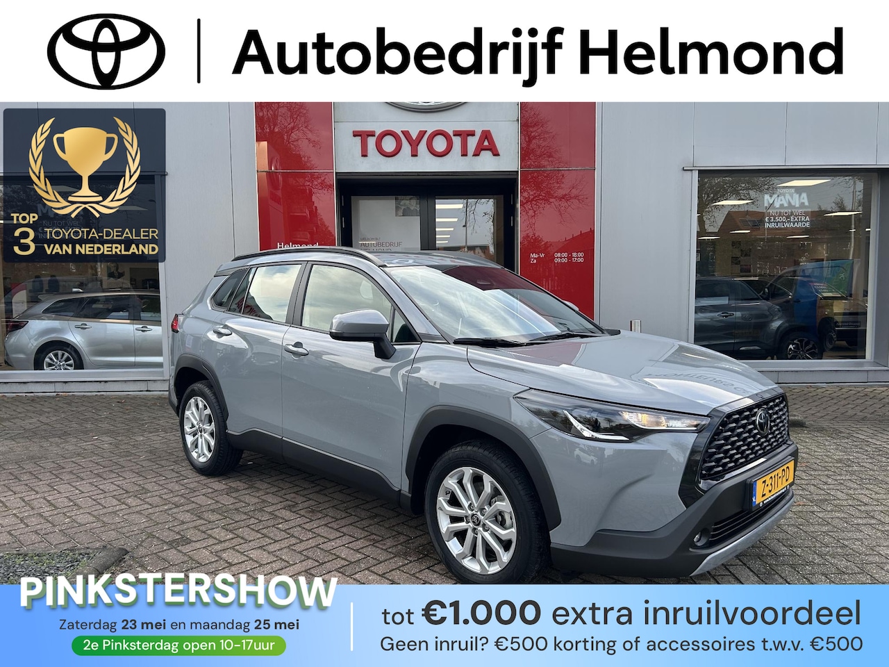 Toyota Corolla Cross - Hybrid 140 Active Mooie NL-auto in speciale kleur! Navigatie Apple CarPlay/Android Auto | - AutoWereld.nl