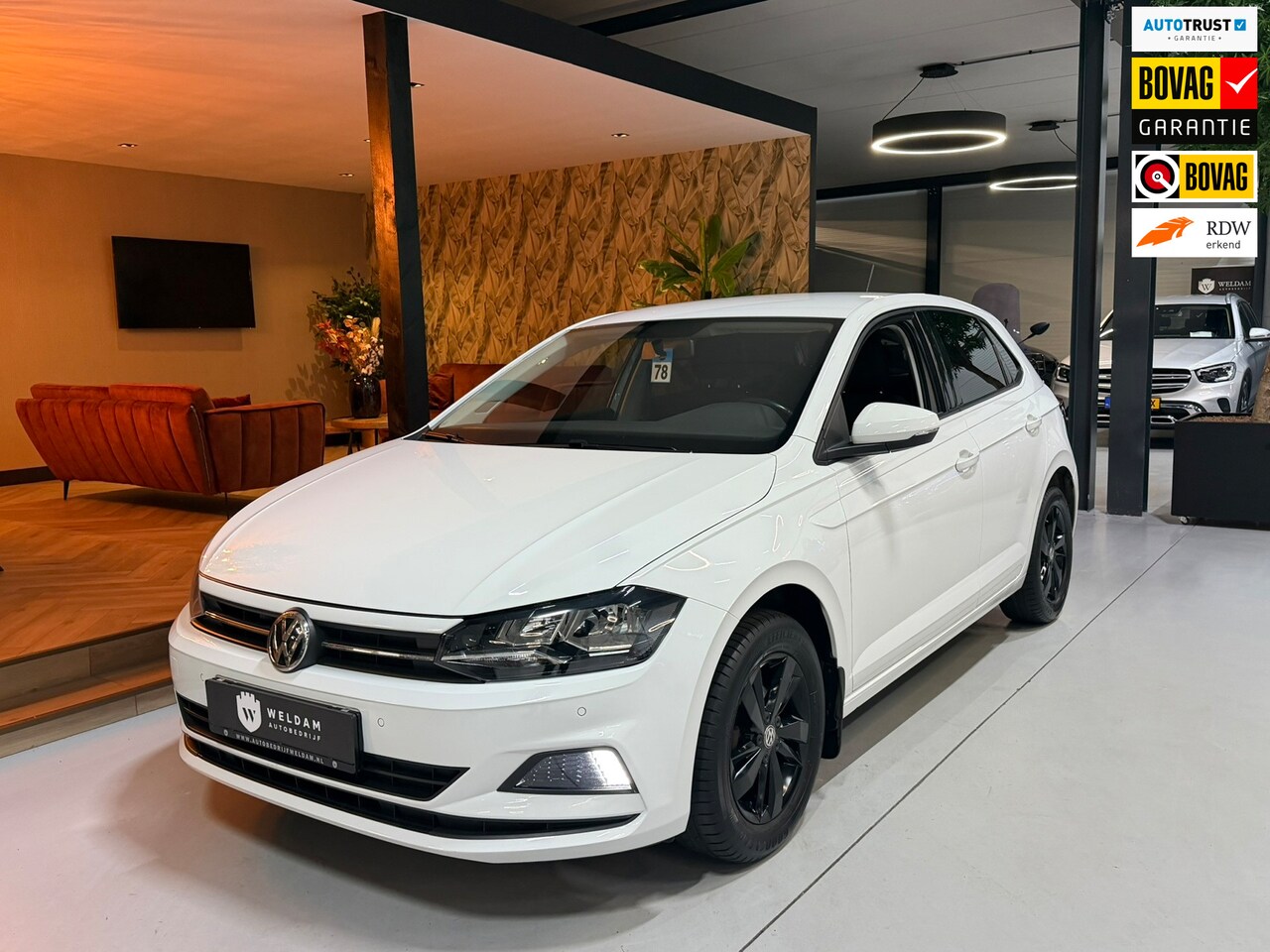Volkswagen Polo - 1.0 TSI Comfortline Garantie Carplay StoelVW PDC Adaptieve Cruise Navi Led Airco Rijklaar - AutoWereld.nl