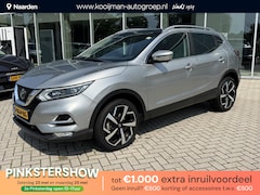 Nissan Qashqai - 1.2 Tekna Nav|Camera|Lmv|Stoelverwarming|panorama dak|verwarmde voorruit|