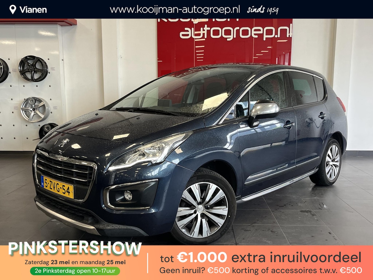 Peugeot 3008 - 1.6 THP Style met Trekhaak, Cruise Control, Panorama dak en meer! - AutoWereld.nl