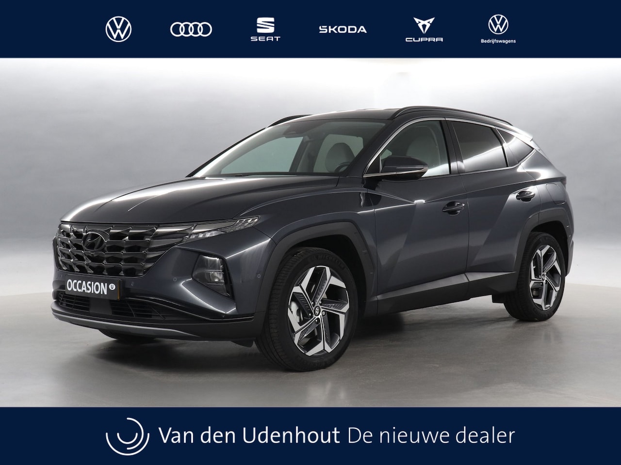 Hyundai Tucson - 1.6 T-GDI 230pk HEV Premium / Trekhaak 1650 kg / Lederen bekleding - AutoWereld.nl