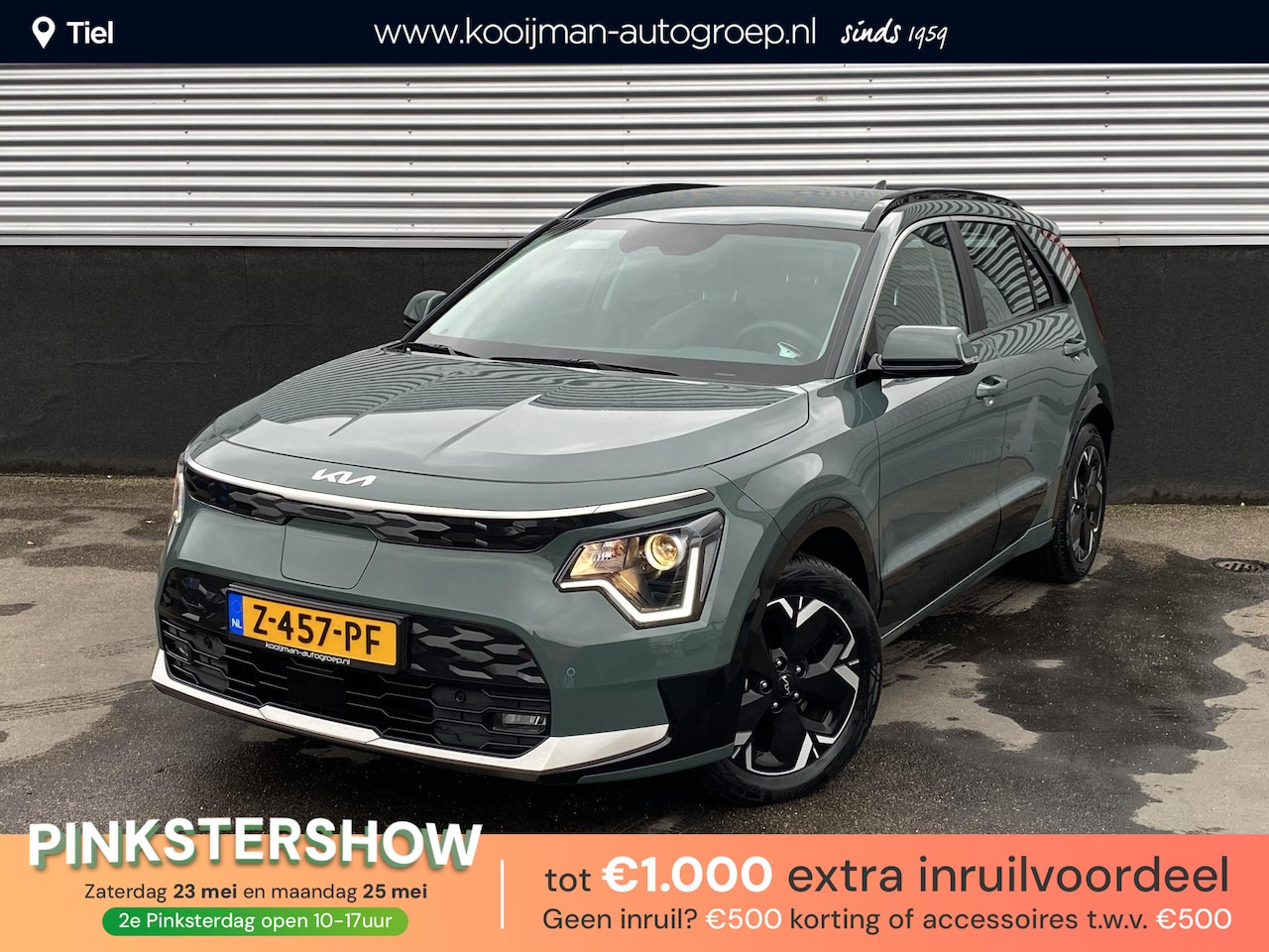 Kia Niro EV - DynamicLine 64.8 kWh navigatie Apple CarPlay/Android Auto, NL-AUTO! parkeersensoren v&a, a - AutoWereld.nl