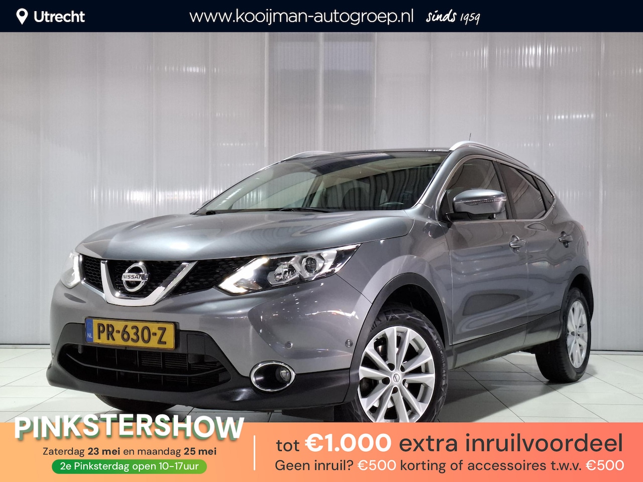 Nissan Qashqai - 1.2 Business Edition Super KM stand, Mega luxe uitvoering , dealer auto ! - AutoWereld.nl