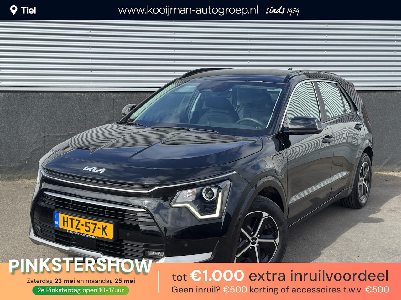 Kia Niro - 1.6 GDi PHEV DynamicLine Plug-in, NL-auto! BTW-auto, Navigatie, Parkeersensoren voor + ach - AutoWereld.nl