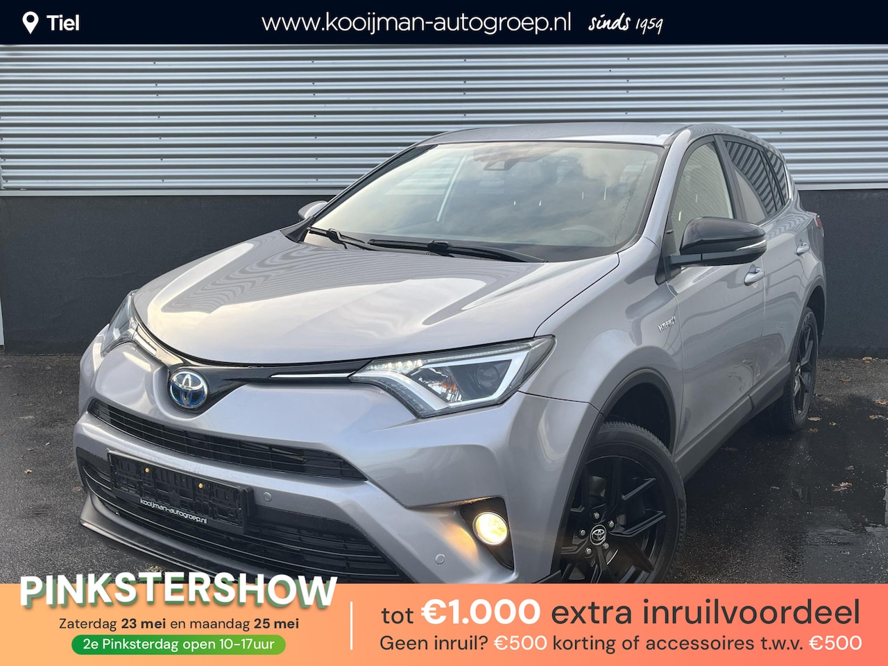 Toyota RAV4 - 2.5 Hybrid AWD Black edition 18" LMV, Privacy glass, Smart Key, Adaptieve cruise control, - AutoWereld.nl