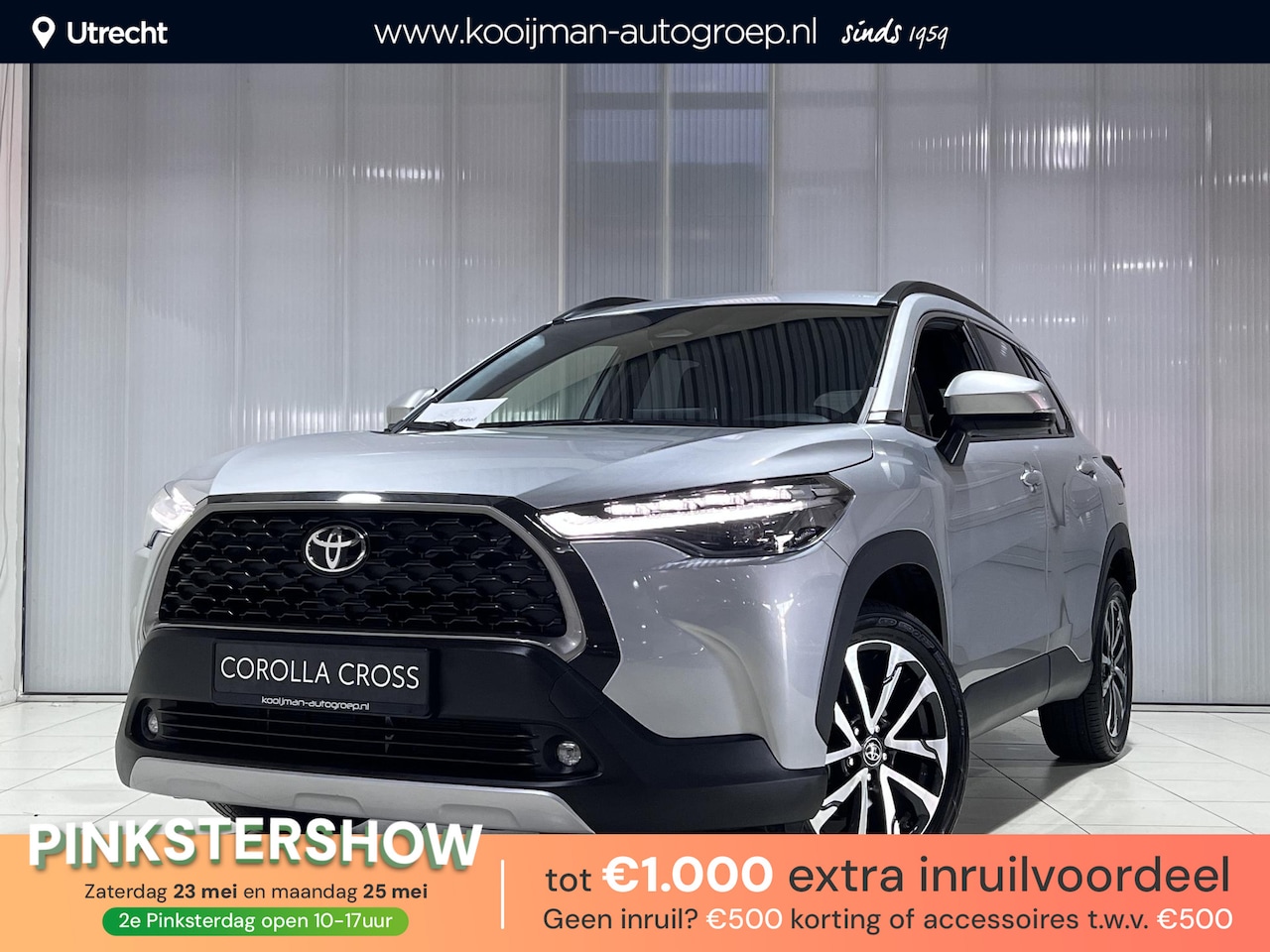 Toyota Corolla Cross - Hybrid 140 Dynamic Adaptieve cruise control, navigatie Apple CarPlay/Android Auto, draadlo - AutoWereld.nl