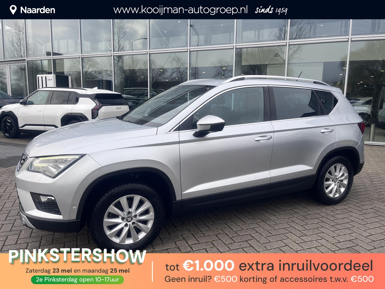 SEAT Ateca - 1.4 EcoTSI Xcellence AUTOMAAT|winterset|Panormadak|Lmv|elekt.achterklep|Trekhaak - AutoWereld.nl