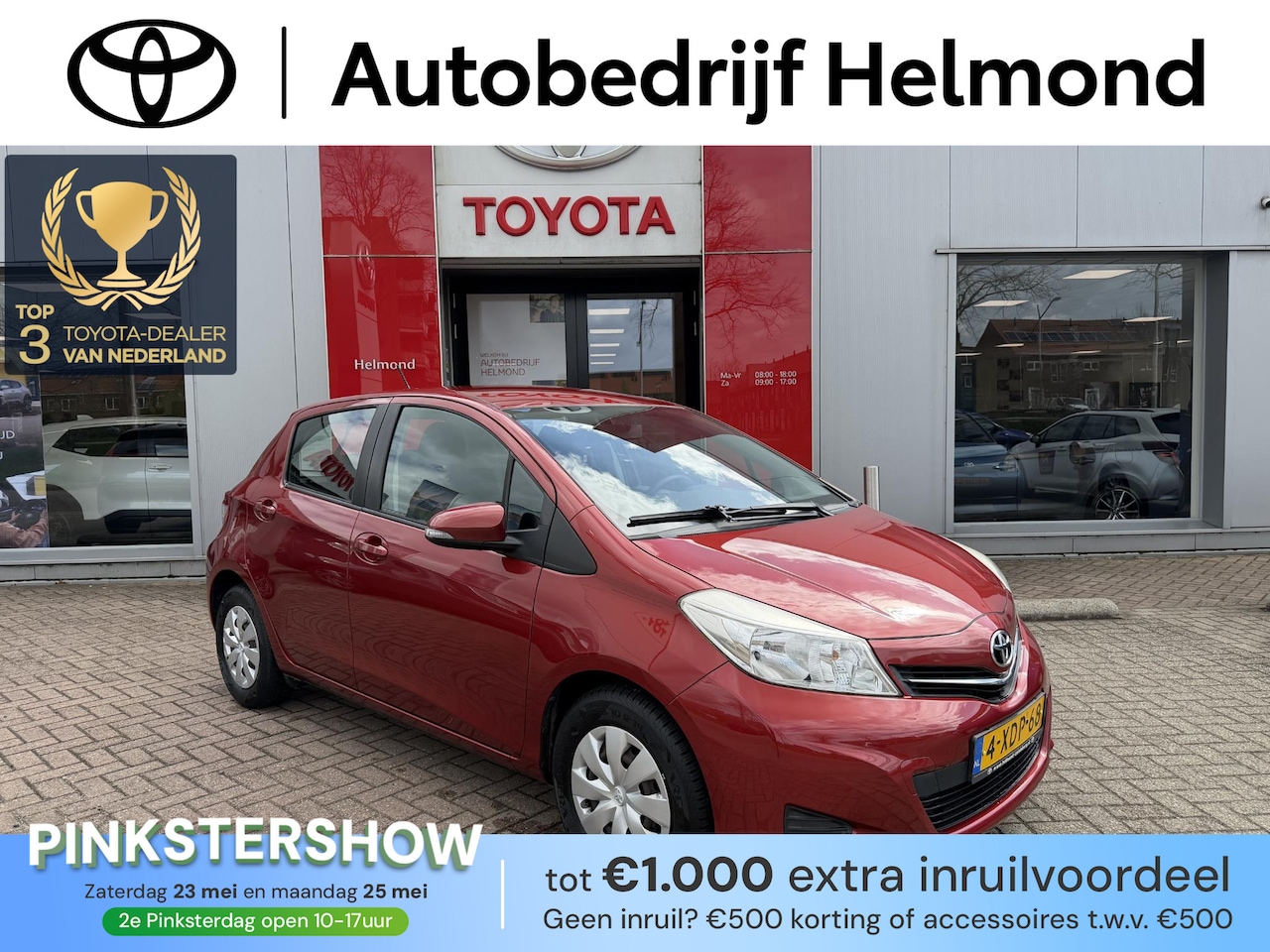 Toyota Yaris - 1.0 VVT-i Now | All-wheather banden | Dealer onderhouden - AutoWereld.nl