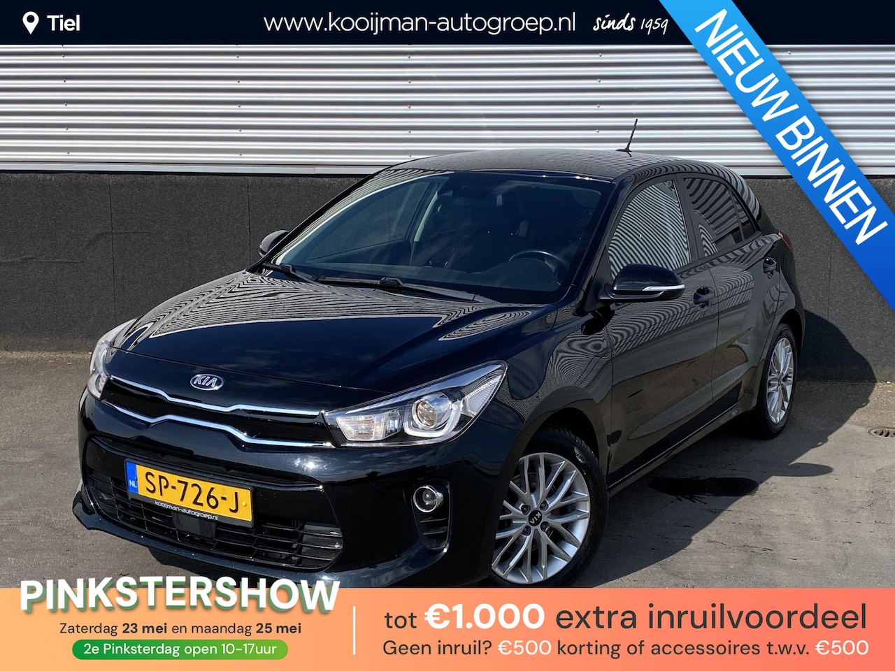 Kia Rio - 1.0 TGDI DynamicLine NL-auto, boekjes compleet, cruise control, parkeersensoren achter, na - AutoWereld.nl