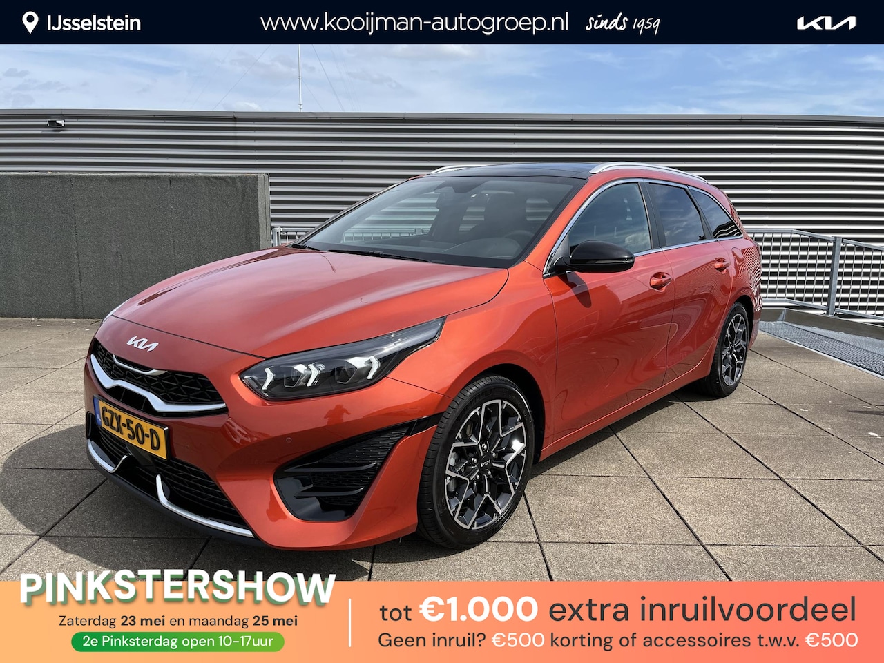 Kia Cee'd Sportswagon - Ceed 1.5 T-GDi GT-Line AUTOMAAT NAVIGATIE / ACHTERUITRIJCAMERA / Trekhaak - AutoWereld.nl