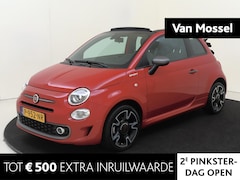Fiat 500 C - 1.0 Hybrid Sport | Cabriodak | Climate & Cruise Control | Apple Carplay/Android | lichtmet