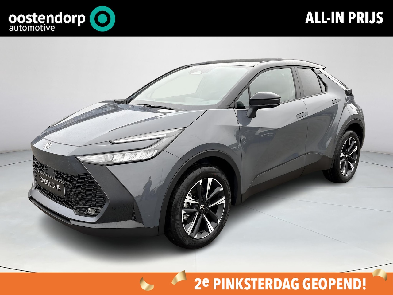 Toyota C-HR - 2.0 Plug-in Hybrid 220 Dynamic **STORM GREY/ NIEUWE AUTO** - AutoWereld.nl