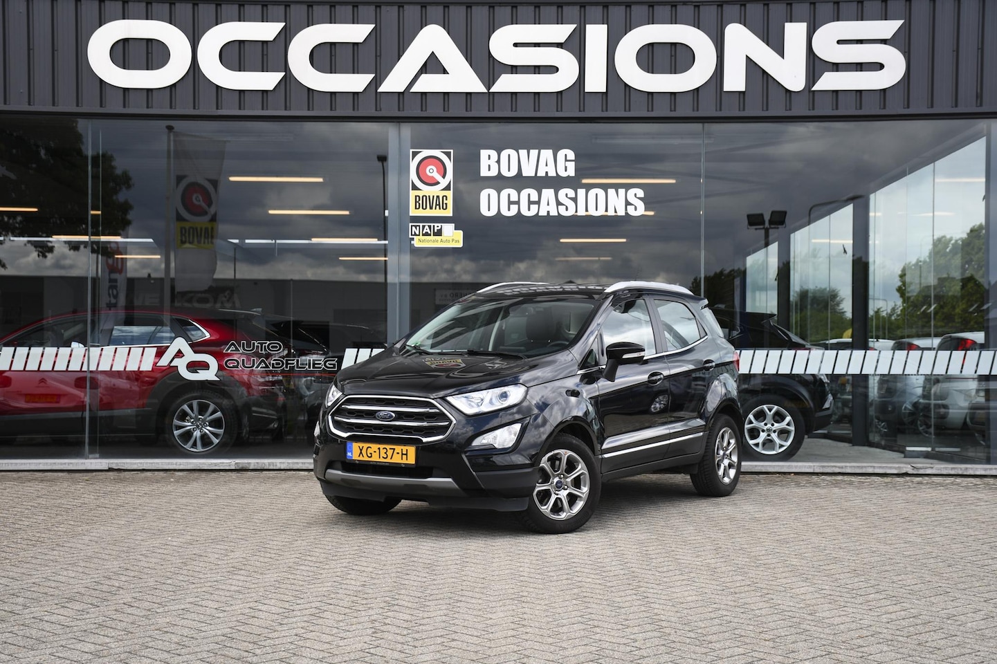 Ford EcoSport - 1.0 EcoBoost Titanium APPLE CARPLAY/ LEDER-STOF - AutoWereld.nl