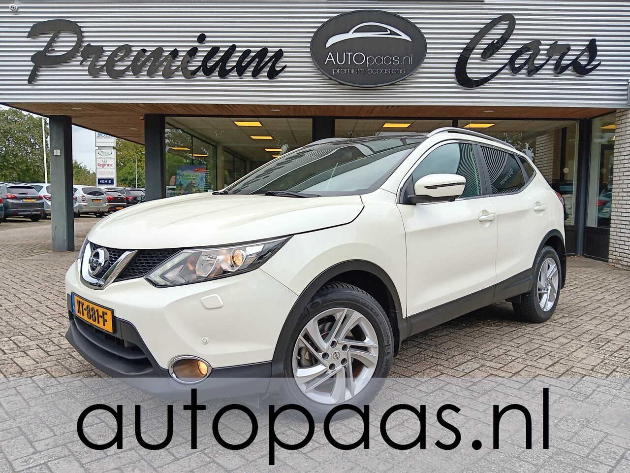 Nissan Qashqai - 1.2 116PK Automaat Tekna 17".Alle opties|Parelmoerwit|Nieuwstaat! - AutoWereld.nl