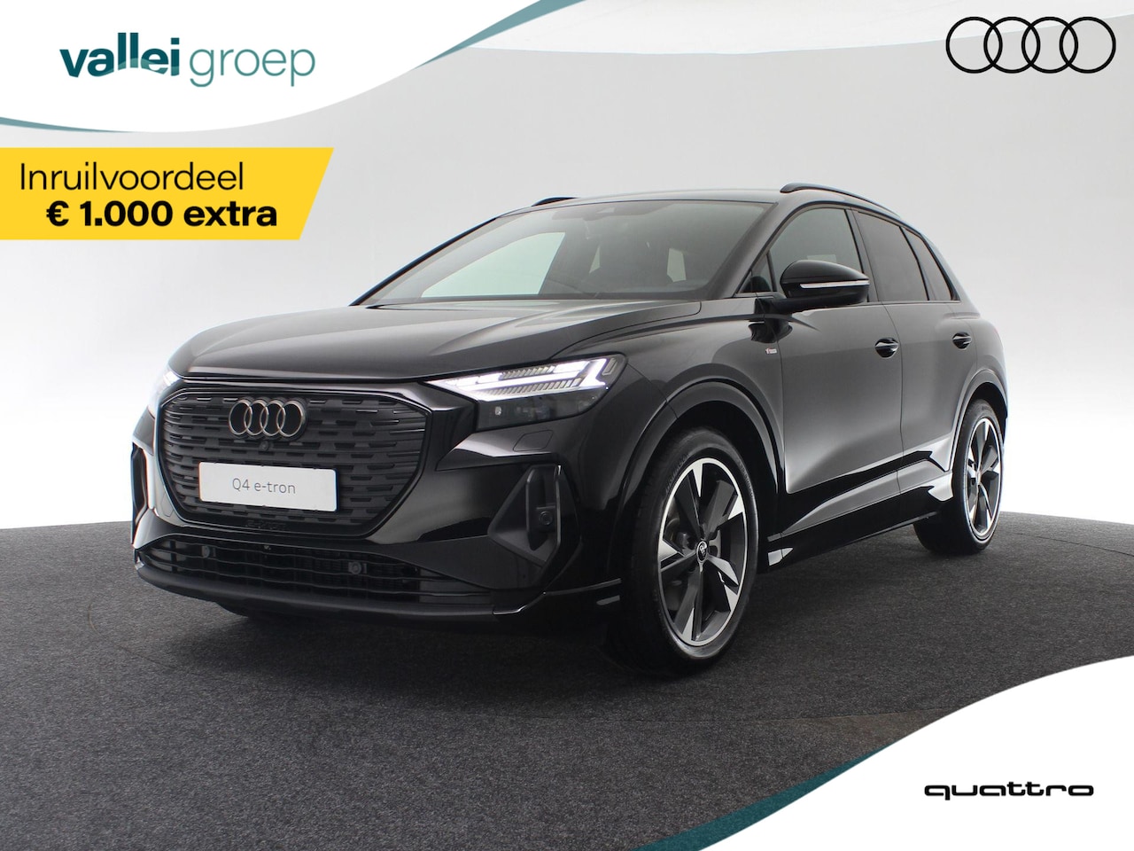 Audi Q4 e-tron - 45 quattro 286 pk S edition Competition | Optiekpakket zwart plus | Assistentiepakket plus - AutoWereld.nl