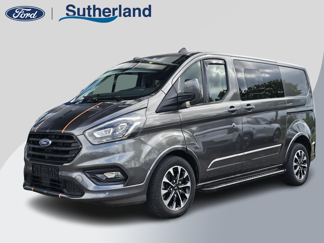 Ford Transit Custom - 320 2.0 TDCI L1H1 Sport DC | 185pk Automaat | Geen BTW Geen BPM | Marge! | Camera | Stoelv - AutoWereld.nl