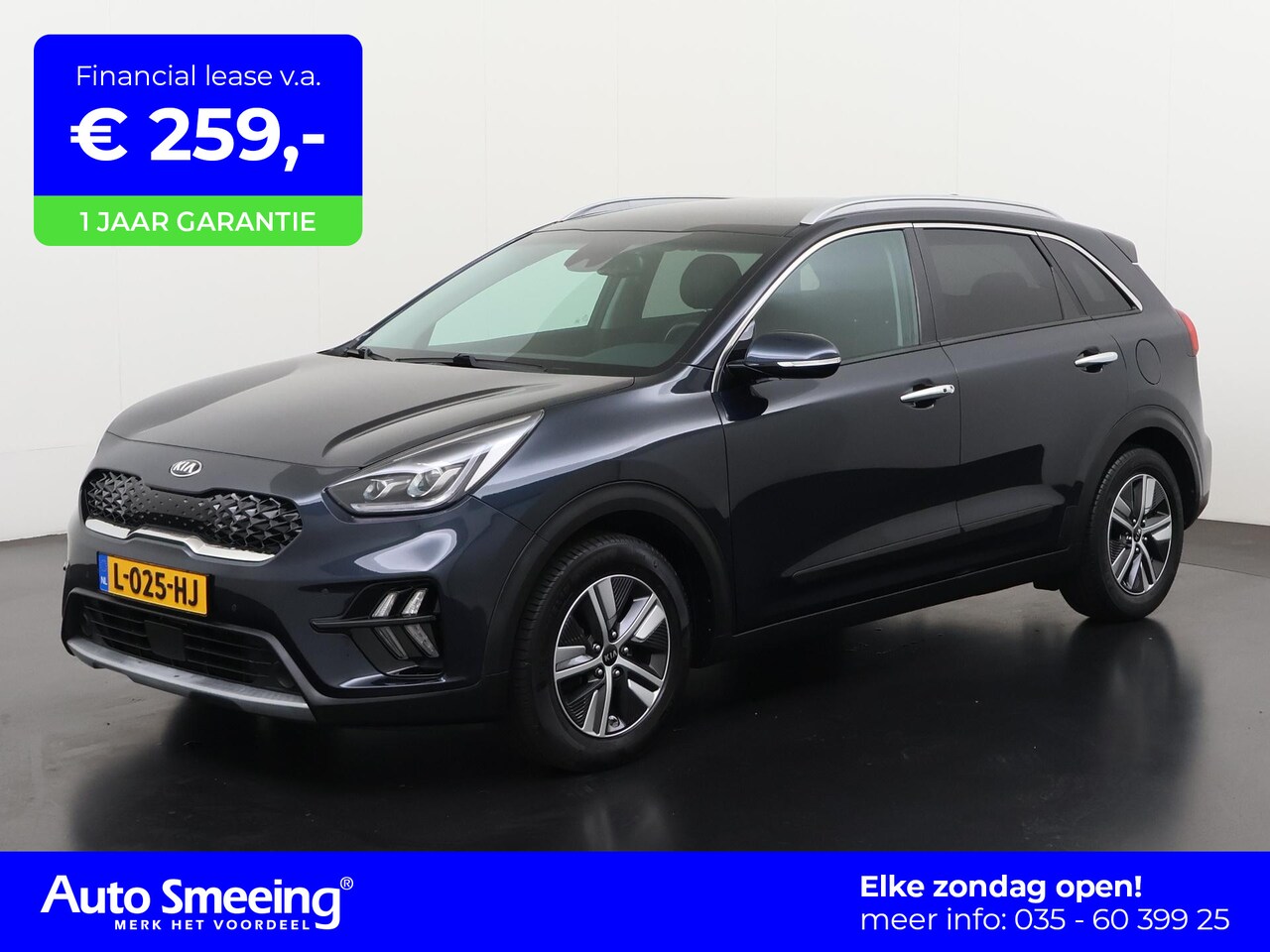 Kia Niro - 1.6 GDi Hybrid DynamicPlusLine | Trekhaak | Leder | Zondag Open! - AutoWereld.nl