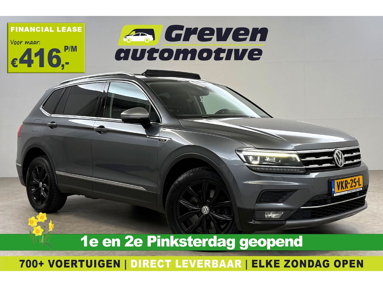 Volkswagen Tiguan - 2.0 TDI 191PK 4motion | Grijs kenteken | VAN | 2400kg Trekgew. | Trekhaak | Pano | Virtual - AutoWereld.nl