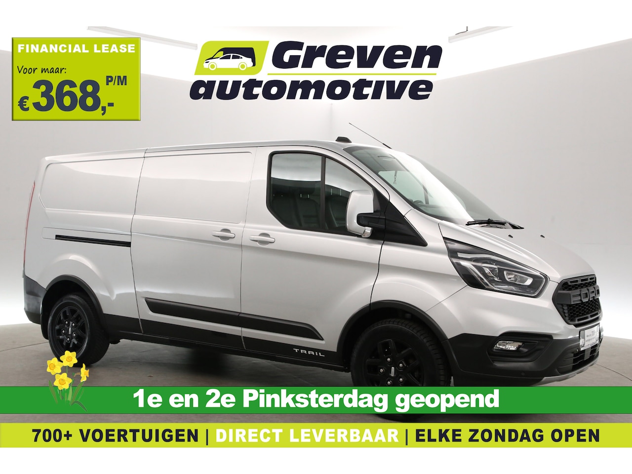 Ford Transit Custom - 2.0 TDCI L2H1 Trail 170PK | 2800kg Trekgew. | Airco | Cruise | Camera | Carplay | 3 Zits | - AutoWereld.nl