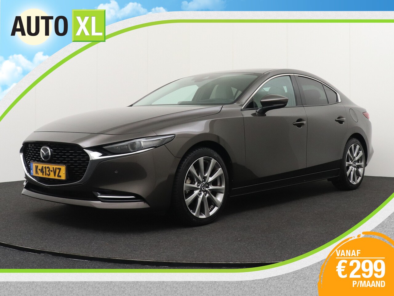 Mazda 3 - 2.0 187 PK e-SkyX M Aut. Luxury Trekhaak Leder Camera HUD - AutoWereld.nl