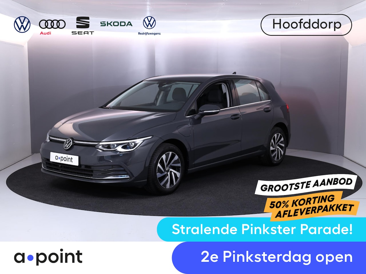 Volkswagen Golf - 1.4 eHybrid Style 204 pk Automaat (DSG) | Navigatie via App | Parkeersensoren | Adaptieve - AutoWereld.nl