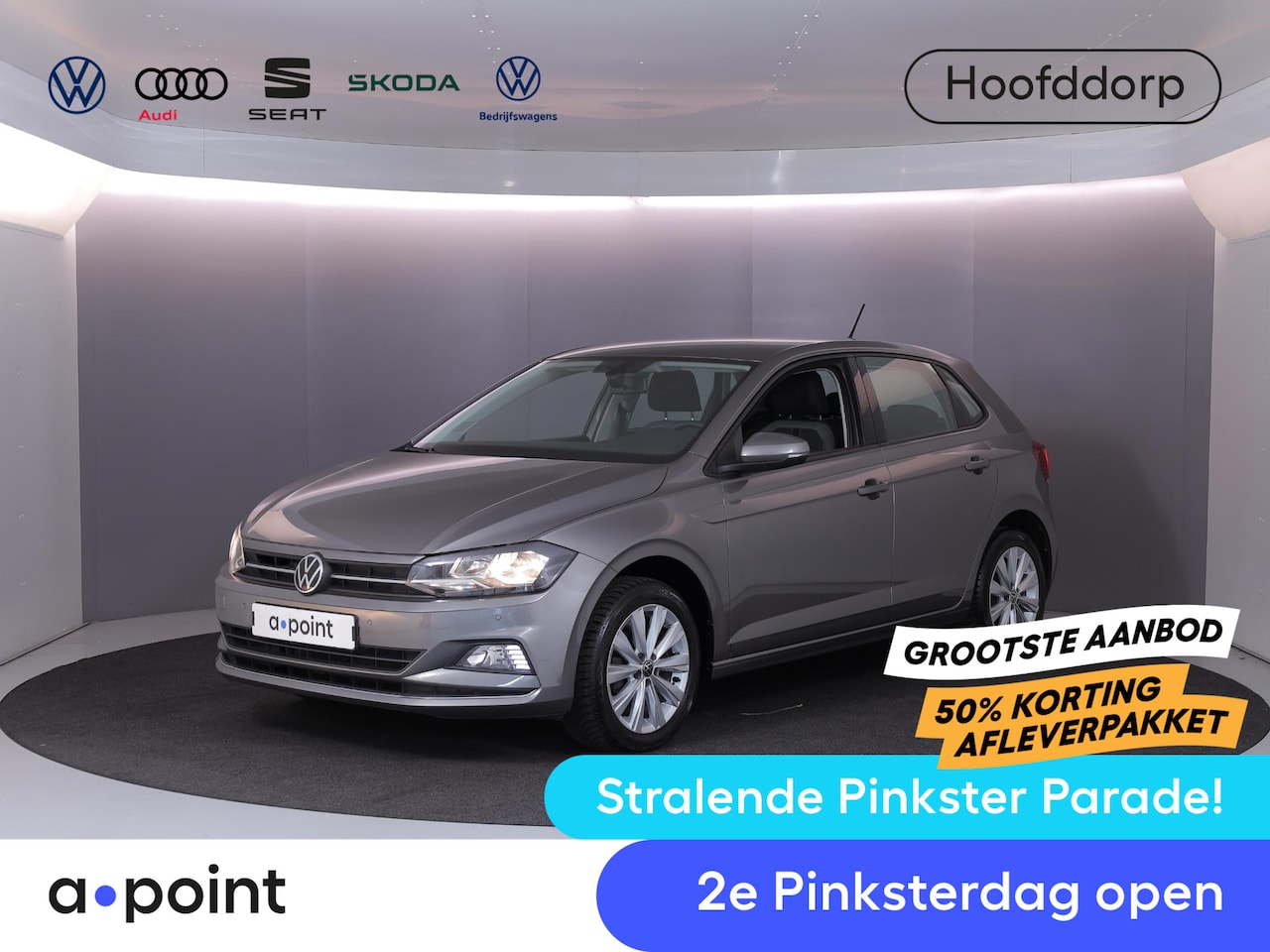 Volkswagen Polo - 1.0 TSI Highline 95pk 5bak| digital display| Navi| 16'LM-velgen| Camera| - AutoWereld.nl