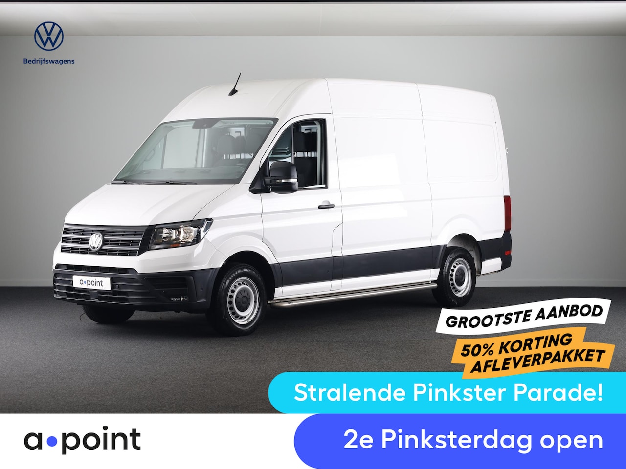 Volkswagen Crafter - 35 2.0 TDI L3H3 Comfortline EURO VI 140 pk Automaat | Verlengde garantie | Navigatie | Tre - AutoWereld.nl
