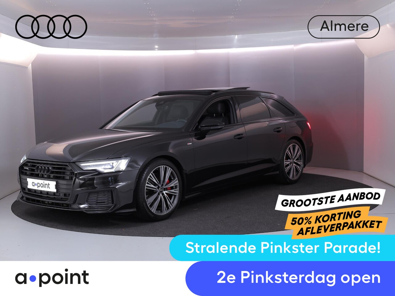 Audi A6 Avant - 55 TFSI e quattro Pro Line S Competition 367 pk S-tronic | Navigatie | Panoramadak | Parke - AutoWereld.nl