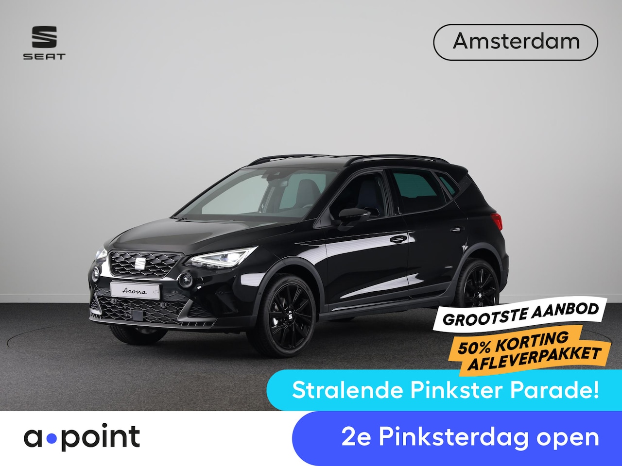 SEAT Arona - FR Business Connect 1.0 TSI 95 pk 5 versn. Hand | Black pack | Adaptive Cruise | Parkeerca - AutoWereld.nl