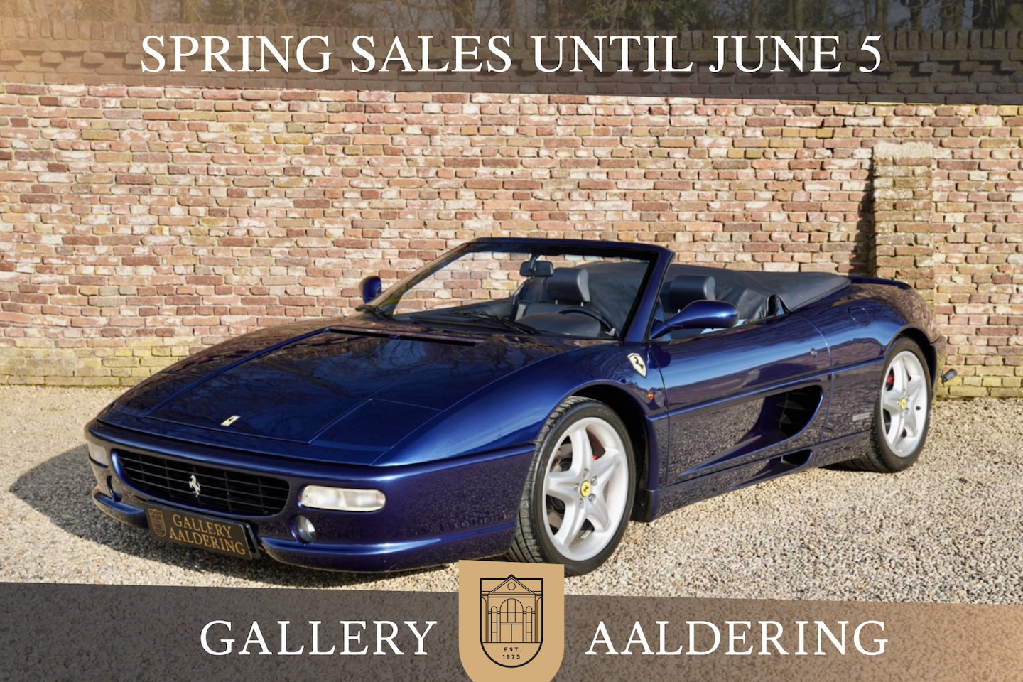 Ferrari F 355 - Spider F1 PRICE REDUCTION "15.000 kilometers" Stunning Blu Tour de France exterior with ma - AutoWereld.nl